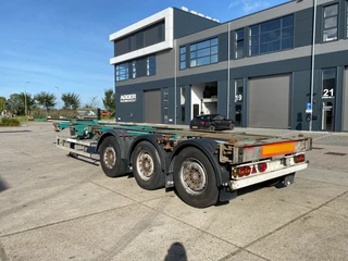 Schmitz Cargobull 2011 - SCF 24 / SAF + Disc / 1x Extendable / 1x Lift Axle / All containers afbeelding 3 miniatuur