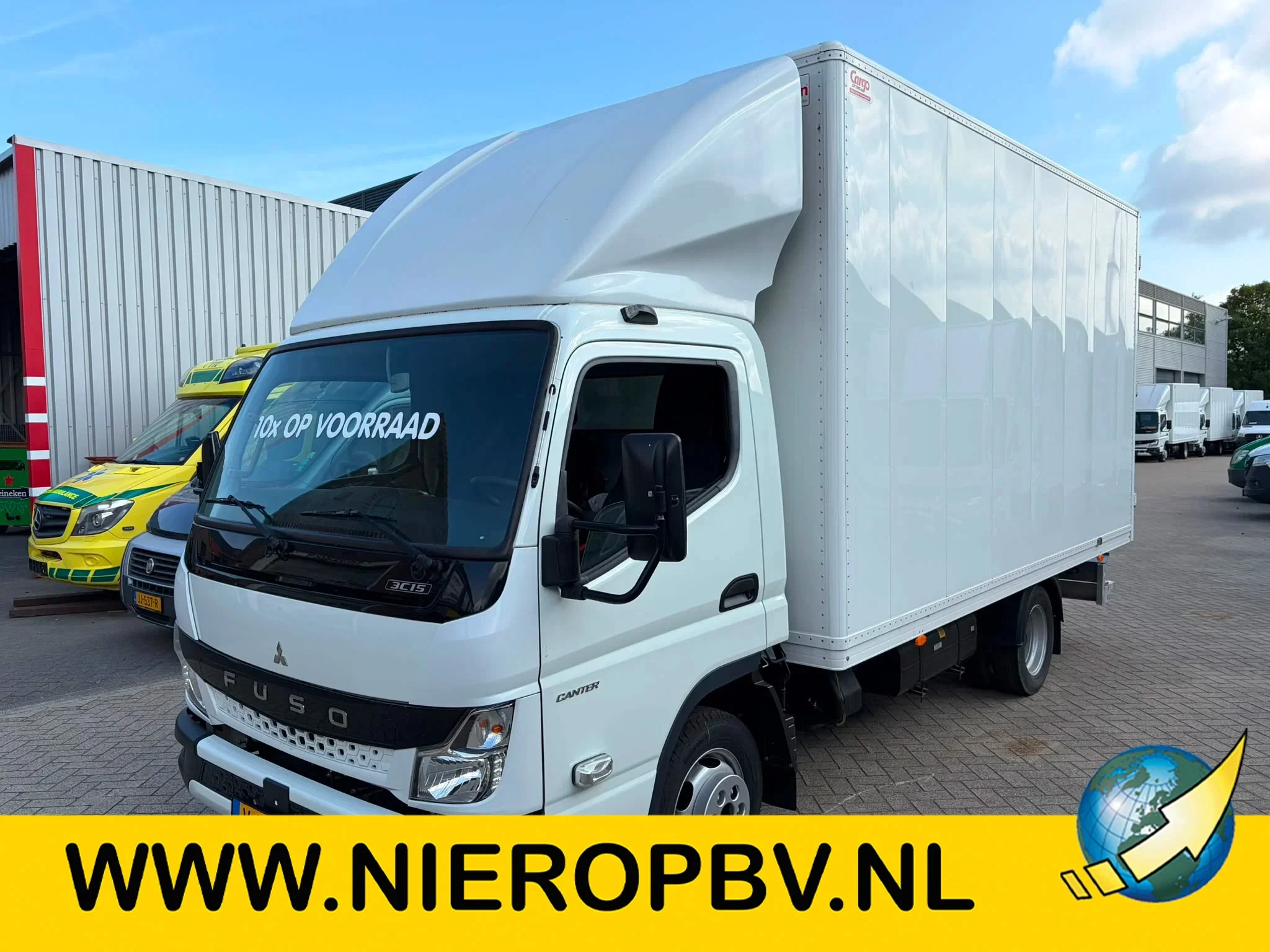 FUSO Canter 2024 - 3C15 Bakwagen Airco Trekhaak 3-Zits NIEUW BPM VRIJ 5X OP VOORRAAD N1-B-Rijbewijs image 1