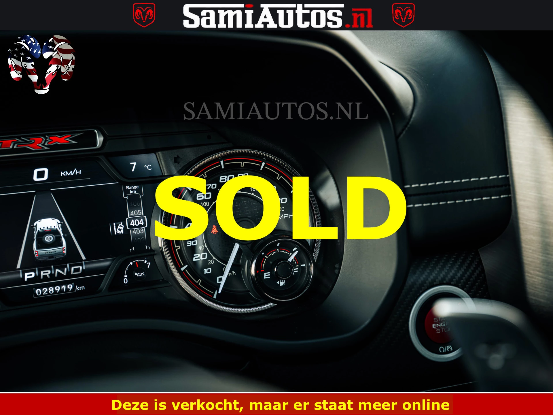 Dodge Ram Pick-Up 2023 - TRX HELLCAT | 6.2 V8 702PK | FLAME RED | BOM VOL | CARBON | RAMBAR | HUD | LPG | BEAD-LOCK WHEELS | immagine 85