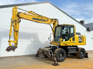 Komatsu 2014 - PW160-8 - Triple Boom / Blade / Hammer Lines afbeelding 2 miniatuur