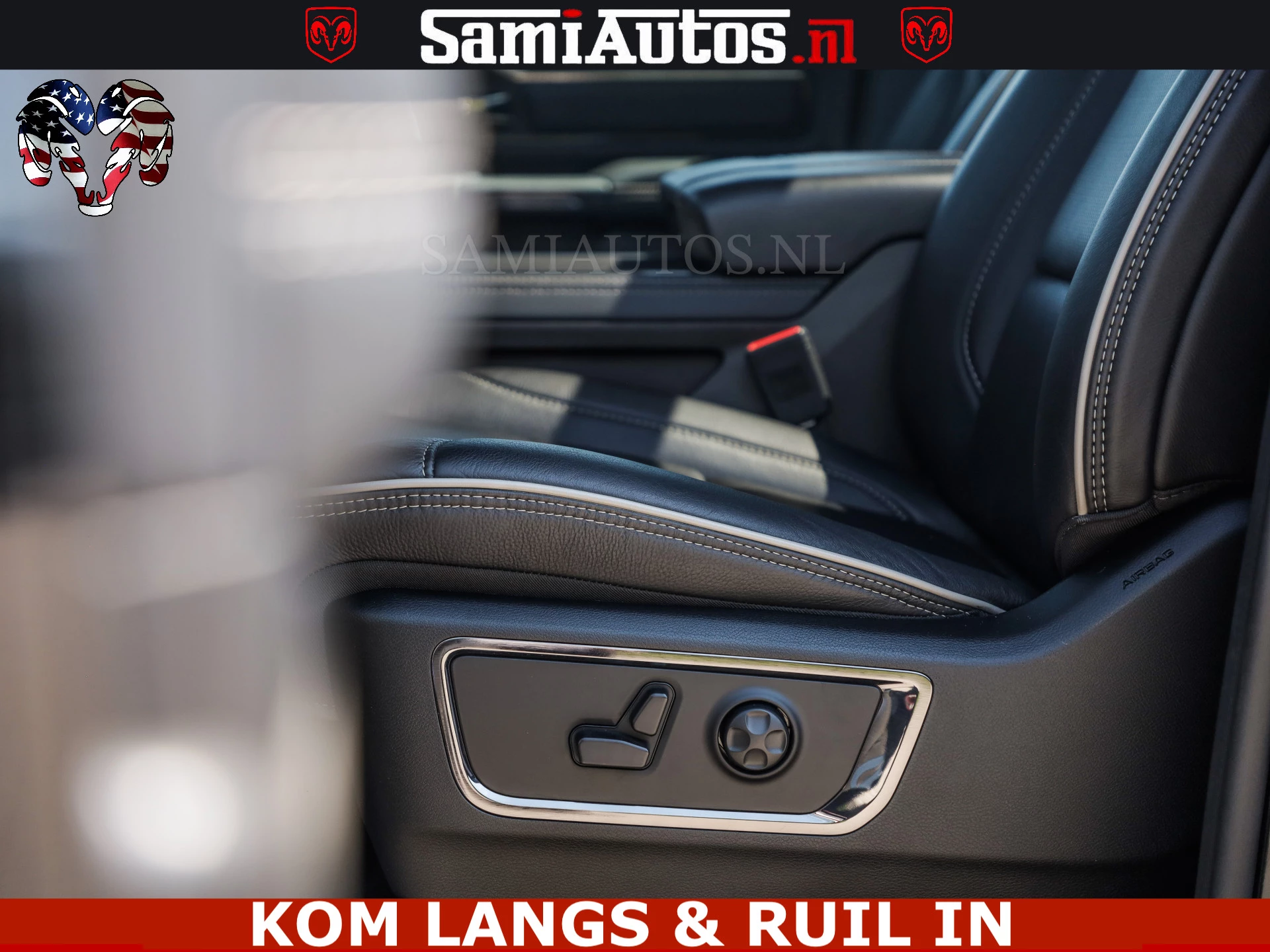 Dodge Ram Pick-Up 2024 - LIMITED HULK | 5.7 V8 402PK HEMI | RAM VOL | HUD | LUCHTVERING | PANO | MWK KLEP | DC | 5 PERS | afbeelding 76