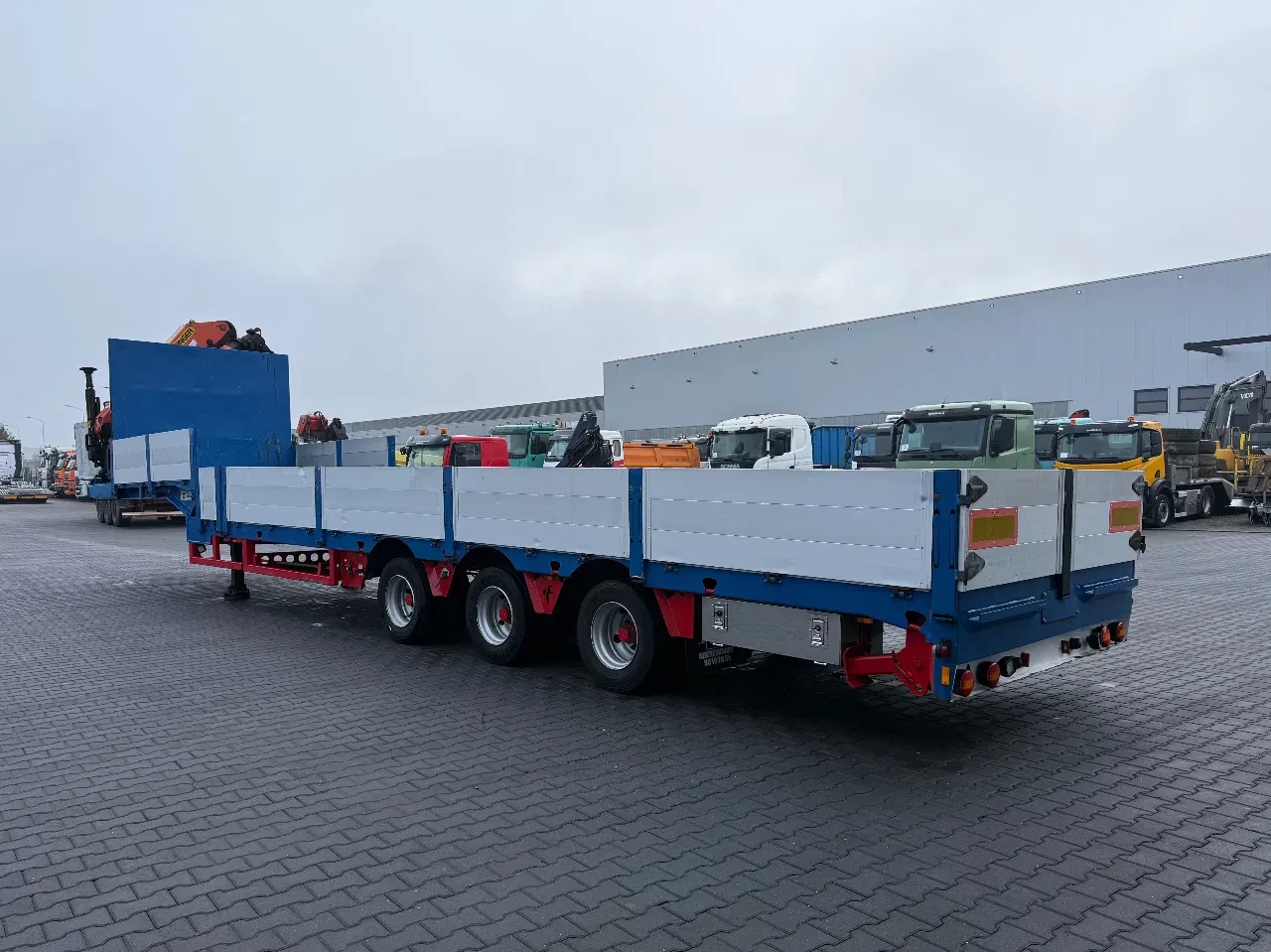 Faymonville 2008 - TL3081 + Palfinger PK34002-SH D Semi lowloader / dieplader / tieflader afbeelding 4