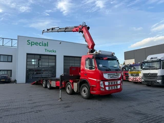 Volvo FM 430 2011 - 8x2 / Euro 5 / Fassi F245A.25 / Machine-transporter / Oprijwagen afbeelding 2 miniatuur