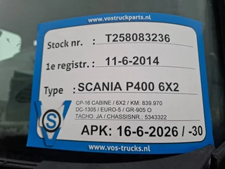 Scania P 2014 - P400 / LIFT+LENKACHSE / MULTILIFT 24TON / TUV:16-06-2026 / AIRCO / AUTOMATIC / EURO-5 / 2014 zdjecie 40