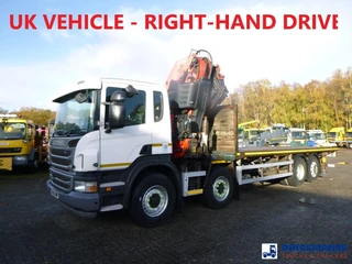 Scania P 2012 - 400 8X2 RHD + Fassi F600 in vendita