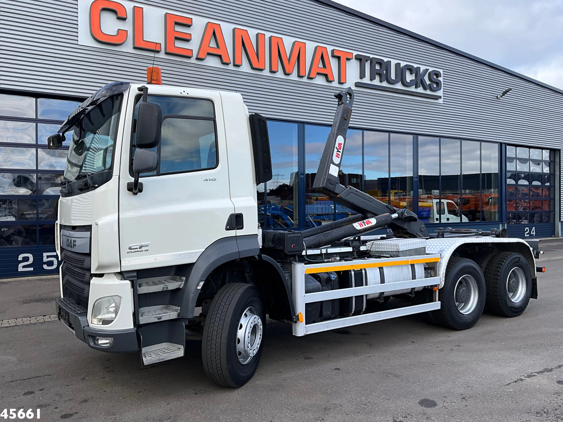 DAF FAT CF 410 Euro 6 6x4 Hyvalift 20 Ton haakarmsysteem 2015 afbeelding 1