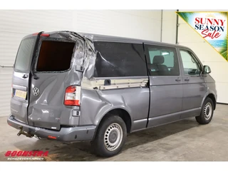 Volkswagen Transporter 2012 - 2.0 TDI L2-H1 DoKa 5-Pers. Leder Navi Airco Cruise PDC AHK afbeelding 3 miniatuur