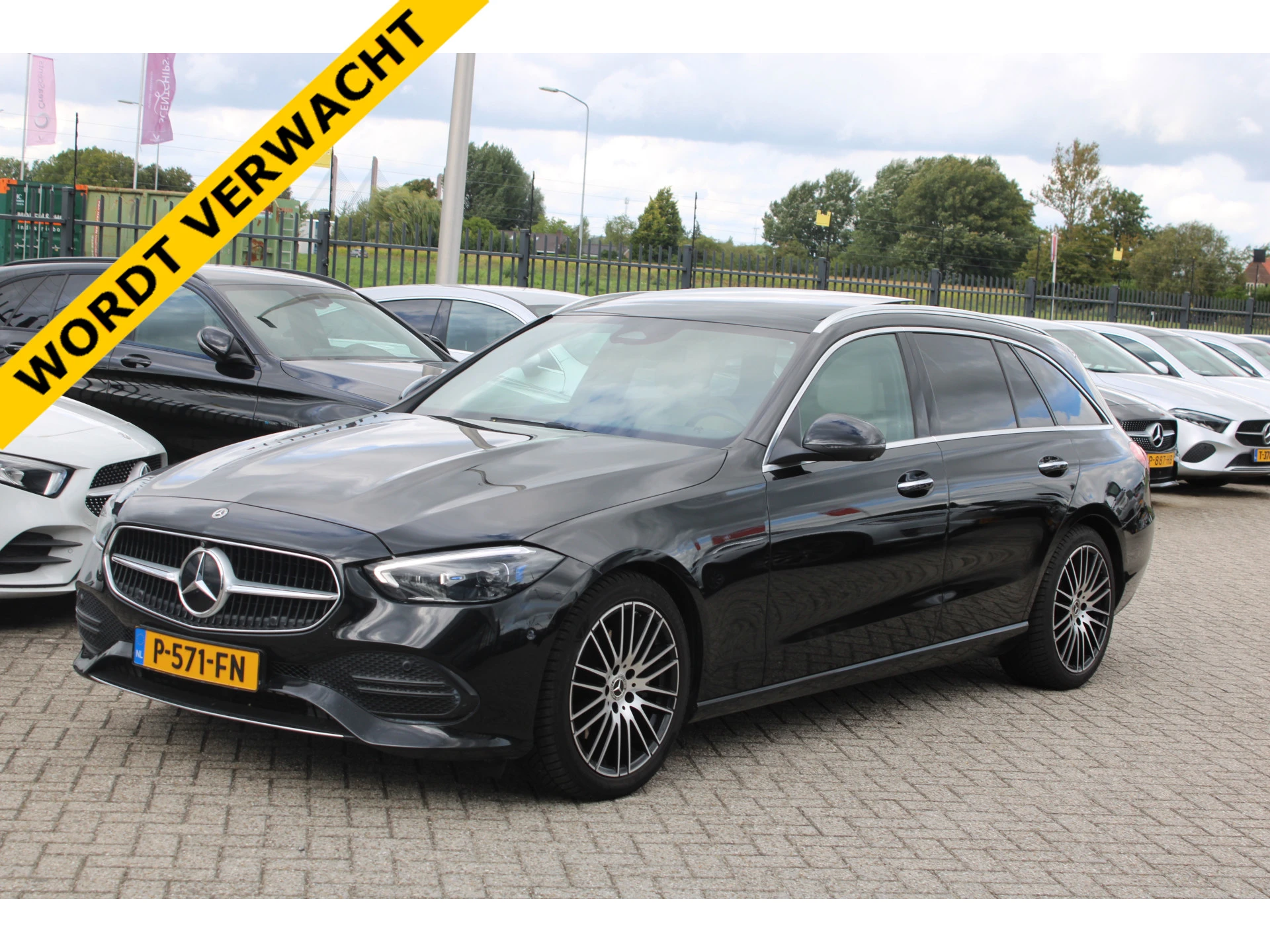 Mercedes-Benz C-Klasse 2022 - Estate 200 AUT9 Luxury Line PANORAMADAK LEDER MEMORY BURMESTER KEY-LESS GO 360-CAMERA afbeelding 1