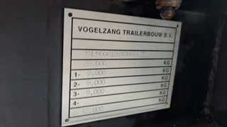 Vogelzang N/A 2000 - KIPPING CONTAINER TRAILER!!! HOLLAND REGISTRATION 2 PIECES zdjecie 8