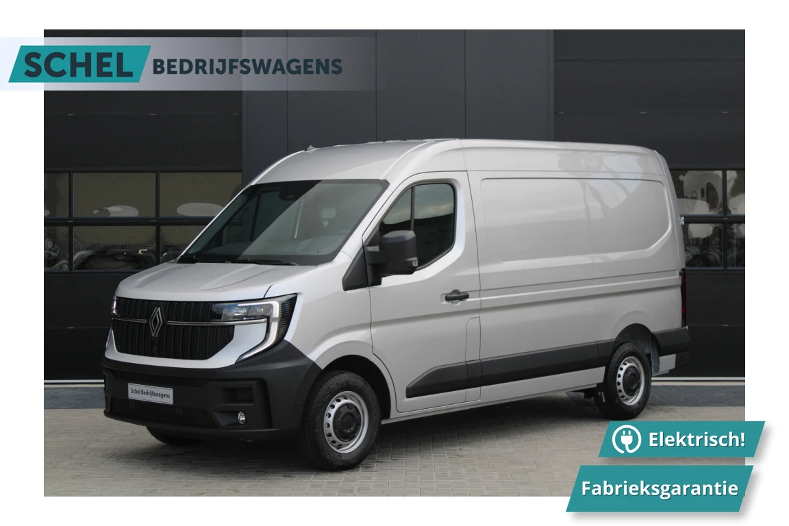 Renault Master 2026 - E-Tech T35 L2H2 Advance Long Range 87 kWh 143pk - Navi - Camera - Betimmering - Trekhaak - 270 GR deuren - Blind Spot - Stoelverwarming - Rijklaar afbeelding 1