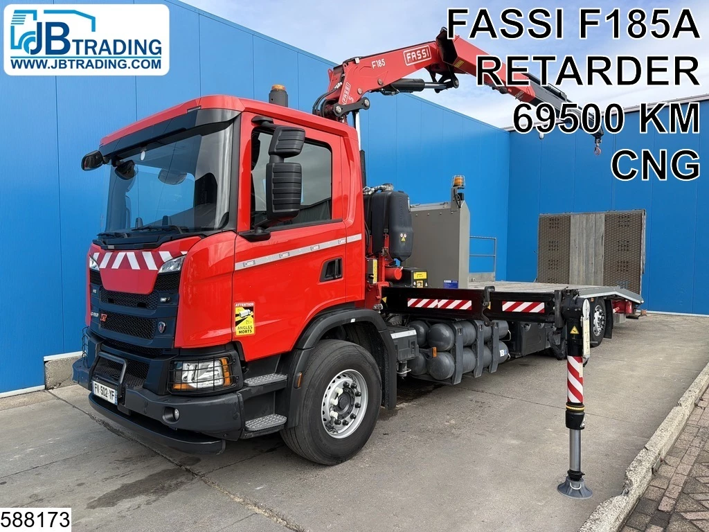 Scania G 2020 - 410 XT EURO 6d, CNG, Retarder, PTO, Fassi obrázek 1