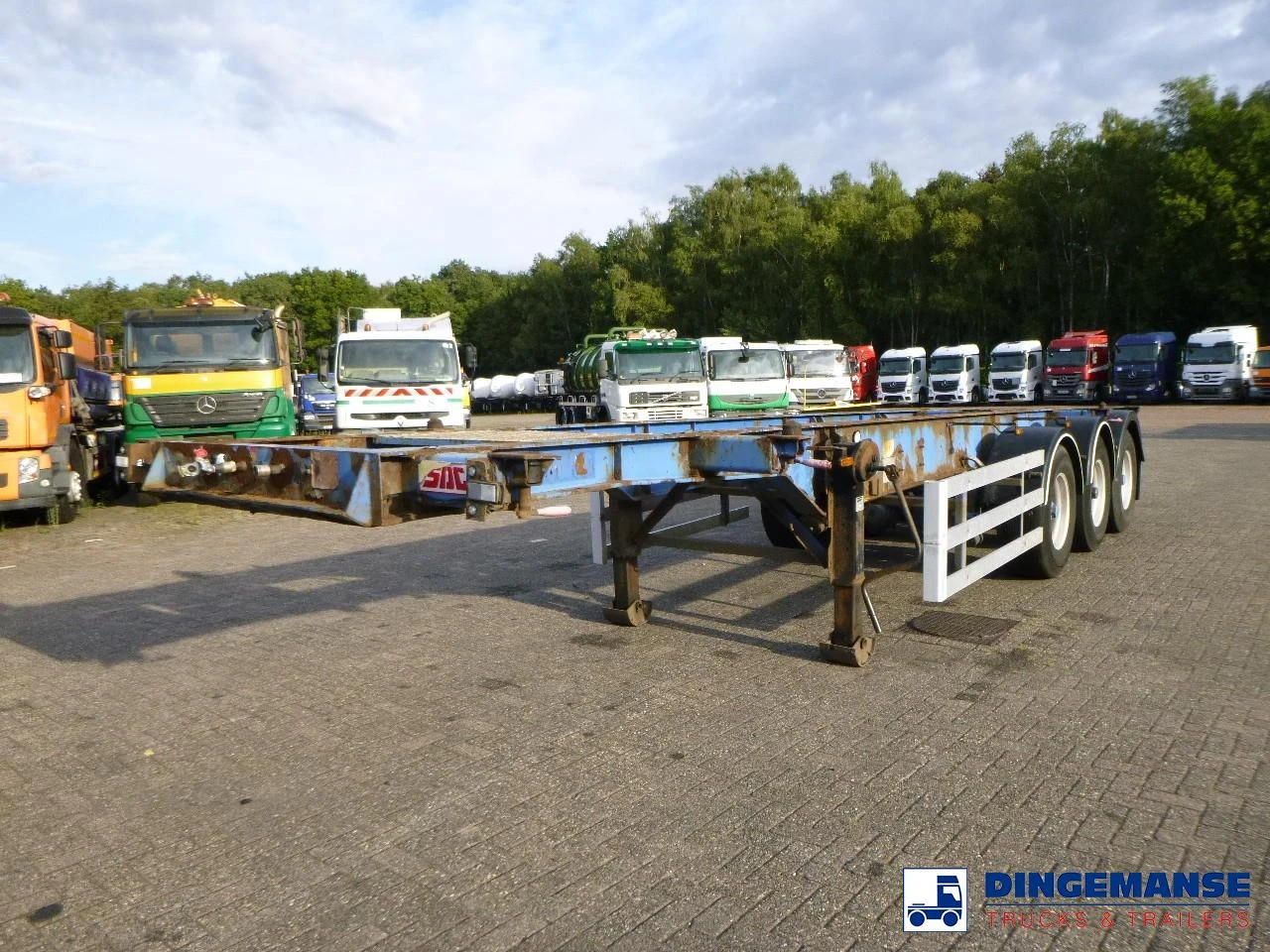 SDC 3-axle container trailer 20-30 ft + ADR 2005 immagine 1