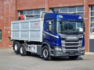 Scania G 2020 - G500 6x2 - Tipper + Palfinger epsilon M110L - Retarder - HUB reduction - Full air afbeelding 3 miniatuur