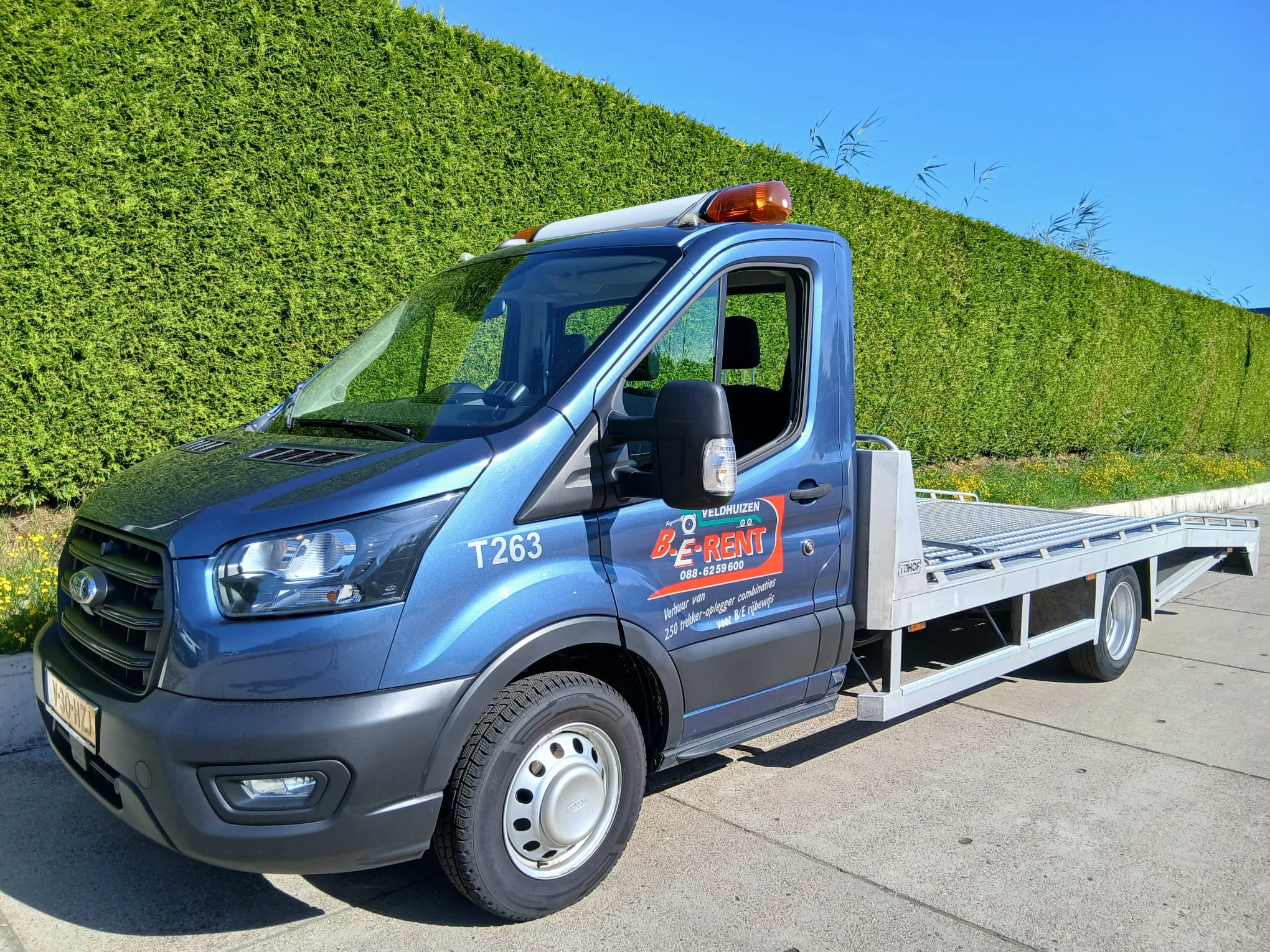 Ford Transit 2024 - Tijhof oprijwagen 5,0 m. afbeelding 1