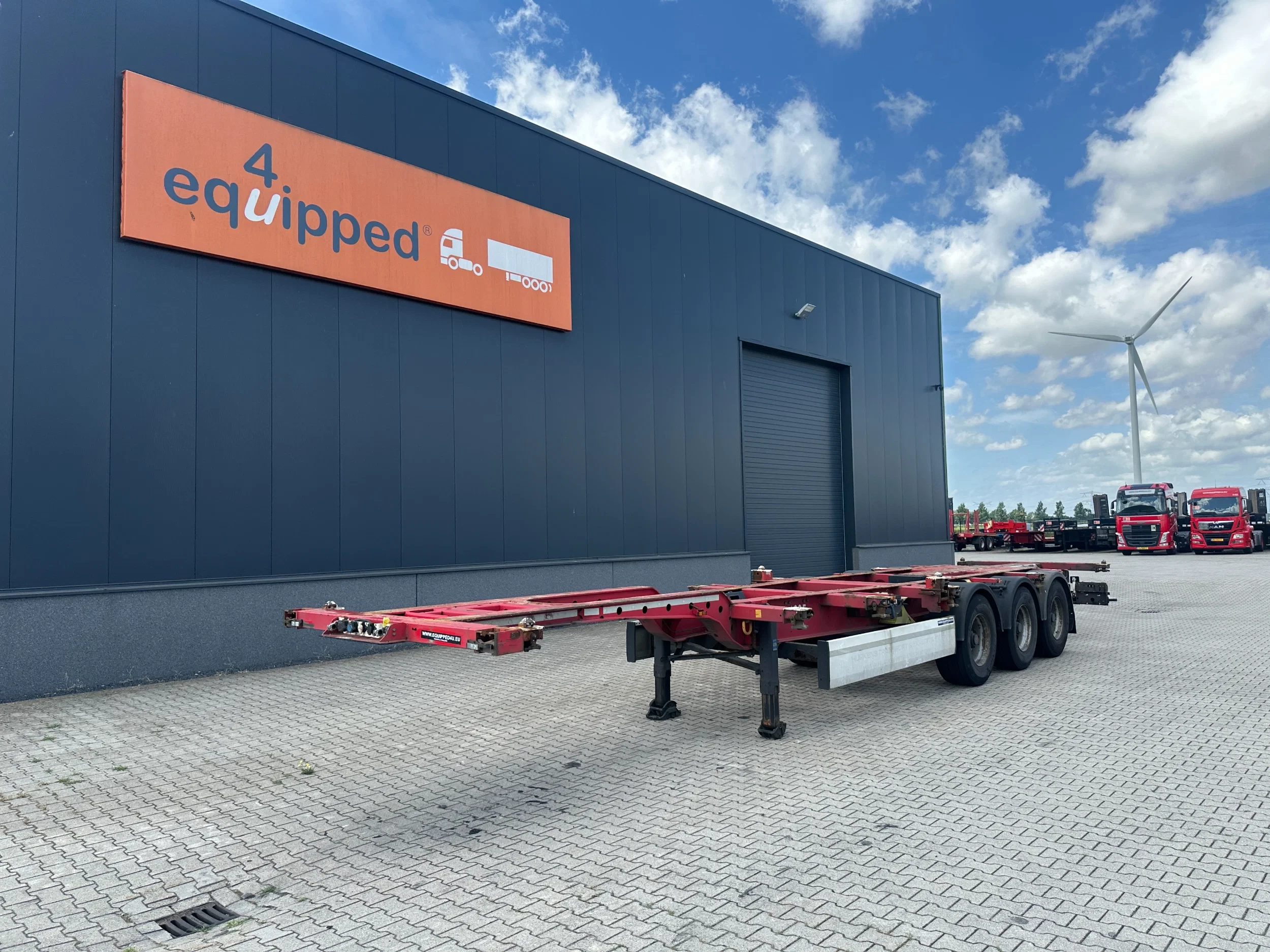 Krone 2015 - 40FT HIGH CUBE / BPW / DRUMBRAKES / NL-CHASSIS afbeelding 1
