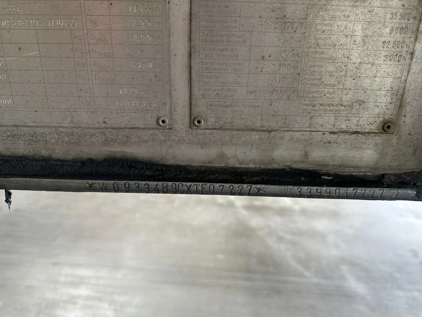 Feldbinder 1999 - LEBENSMITTEL / LEVENSMIDDELEN / FOOD / 33.500L / 3-COMP / PUMPE / ALCOA / LIFTACHSE immagine 66