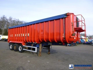 Fruehauf Tipper trailer alu 52 m3 + tarpaulin 2008 изображение 2 миниатюра