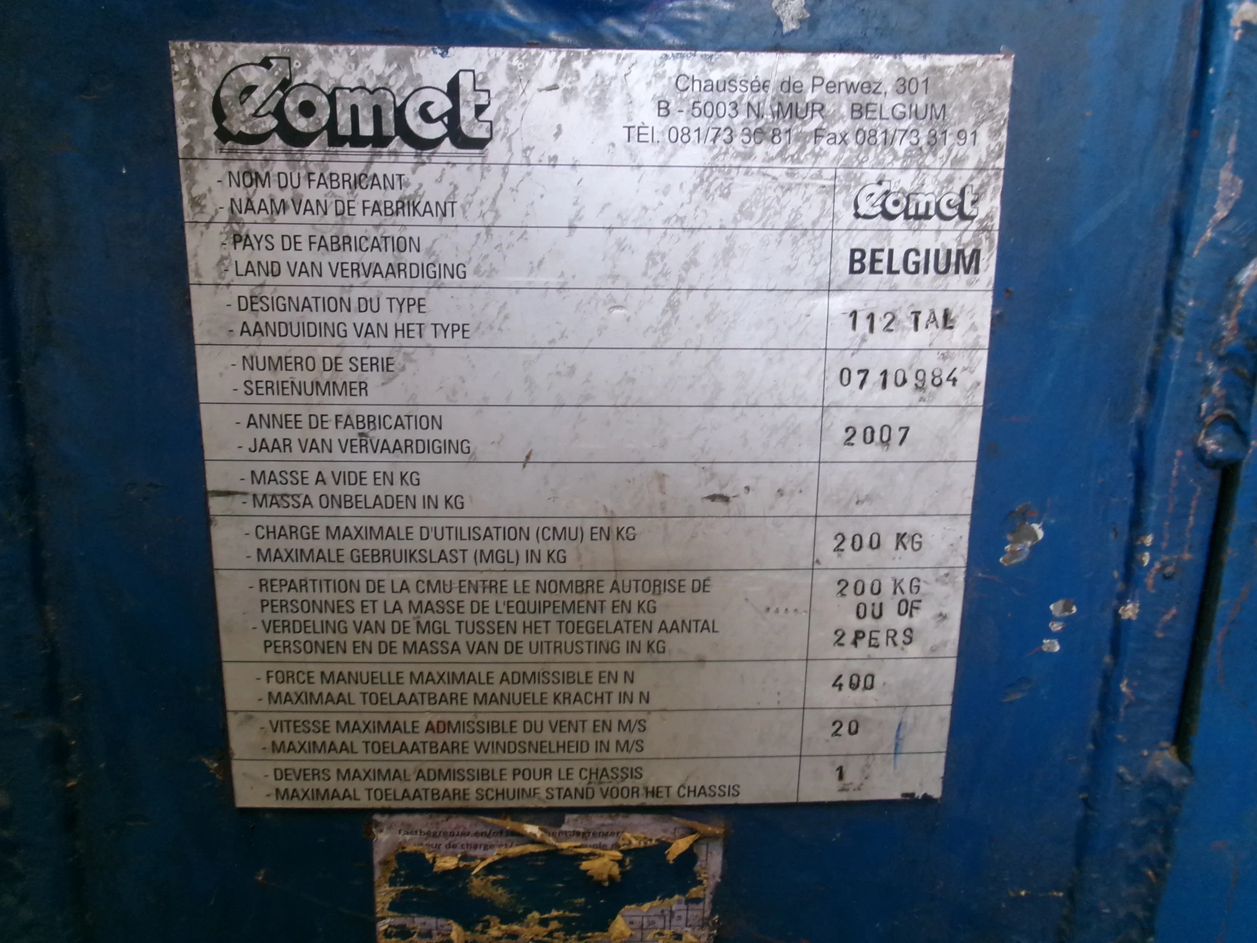 Iveco Eurocargo 2007 - 90 E18 + COMET APK 02-27 afbeelding 11