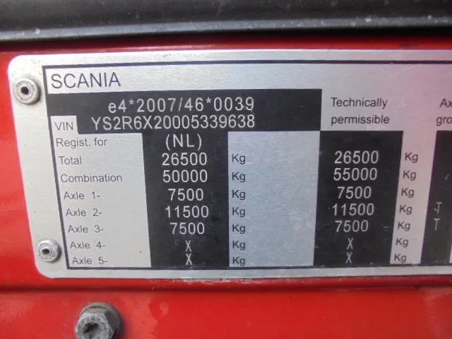 Scania R 2013 - R400 6X2 RETARDER BDF image 16