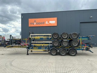 LAG 2012 - stack of 3x 2012 LAG 40FT/45FT chassis / empty weigh: 4.160kg / BPW+drumbrakes image 2 miniature
