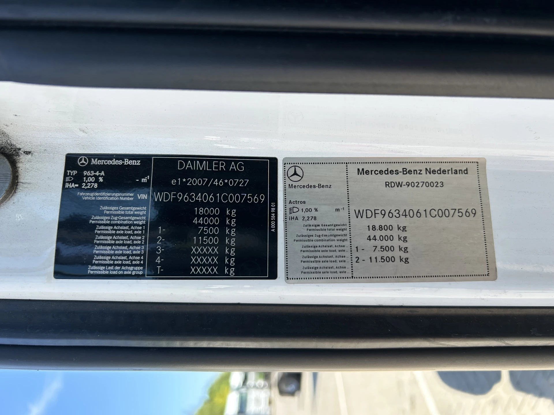 Mercedes-Benz Actros 2019 - 1842 Bigspace / 777 dkm / Mega Bild 13