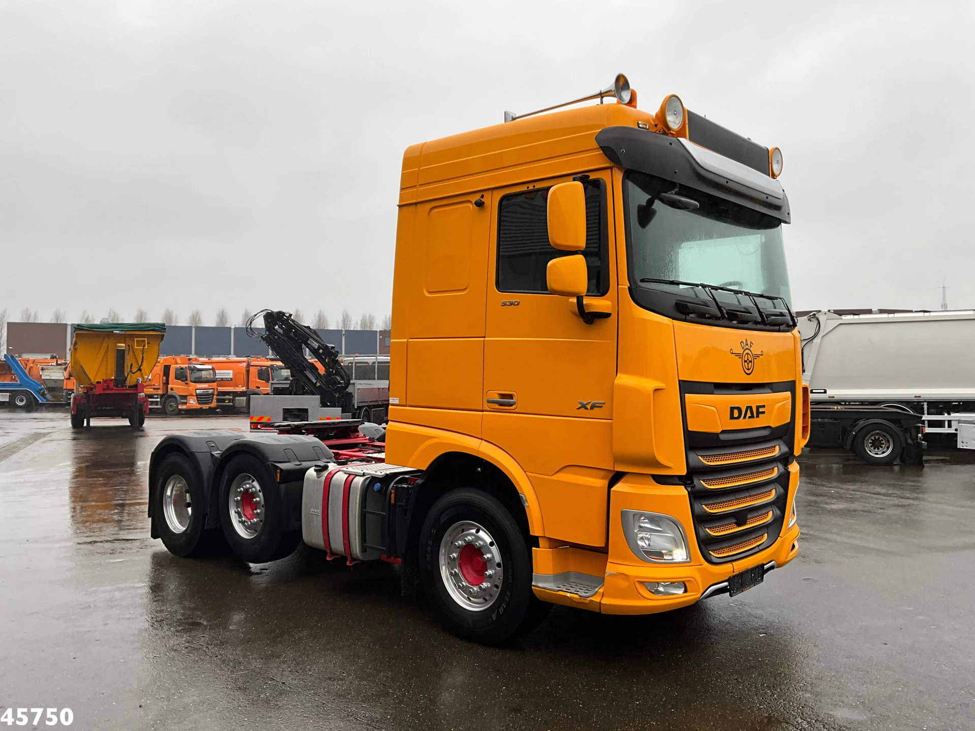 DAF FTG XF 530 6x2 Euro 6 ZF Intarder Kiphydrauliek 2021 image 8