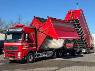 Volvo FH 2013 - 460 Side Tipper with Crane + Trailer te koop