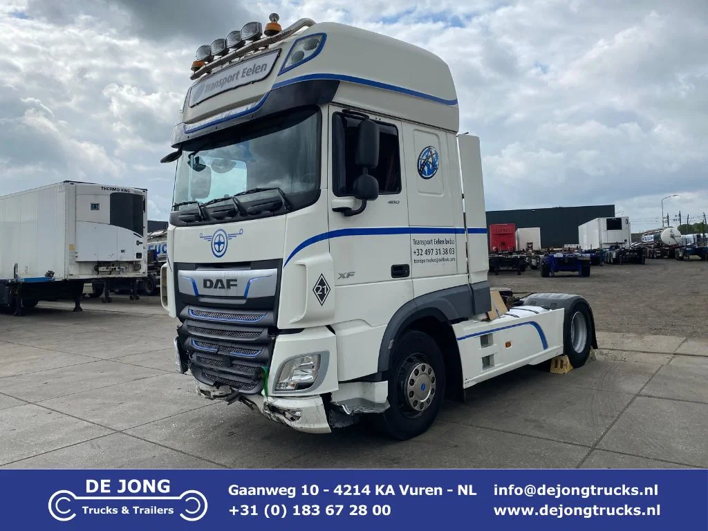 DAF XF 106.480 2018 - SSC / Damaged / 2x Tank / Full Spoilers afbeelding 1