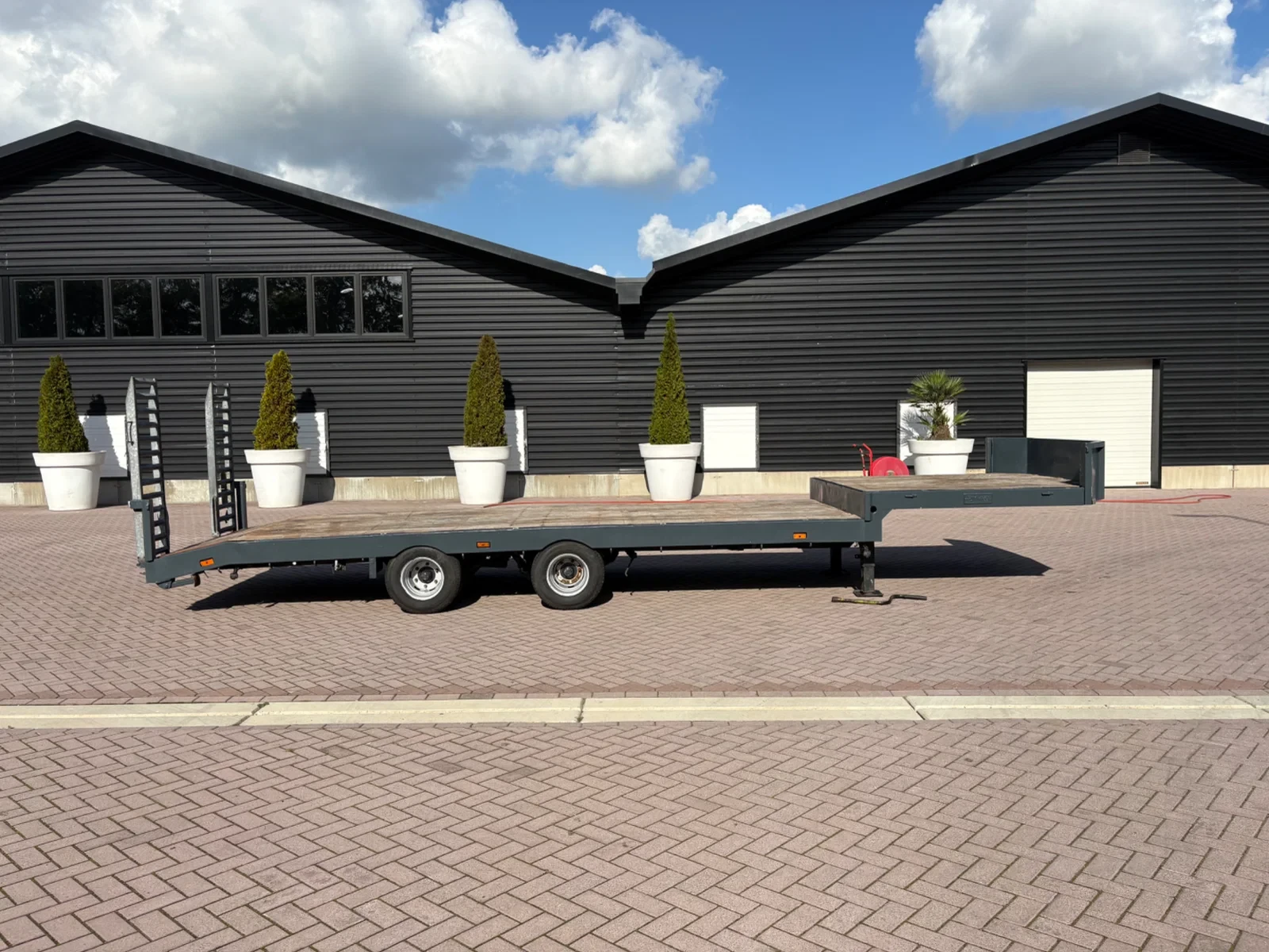 Veldhuizen P 31-5D 2000 - Be oplegger semi dieplader 9 TON afbeelding 1