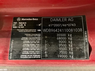 Mercedes-Benz Arocs 3251 8x4 Euro 6 HMF 26 Tonmeter laadkraan 2016 - N/A image 23