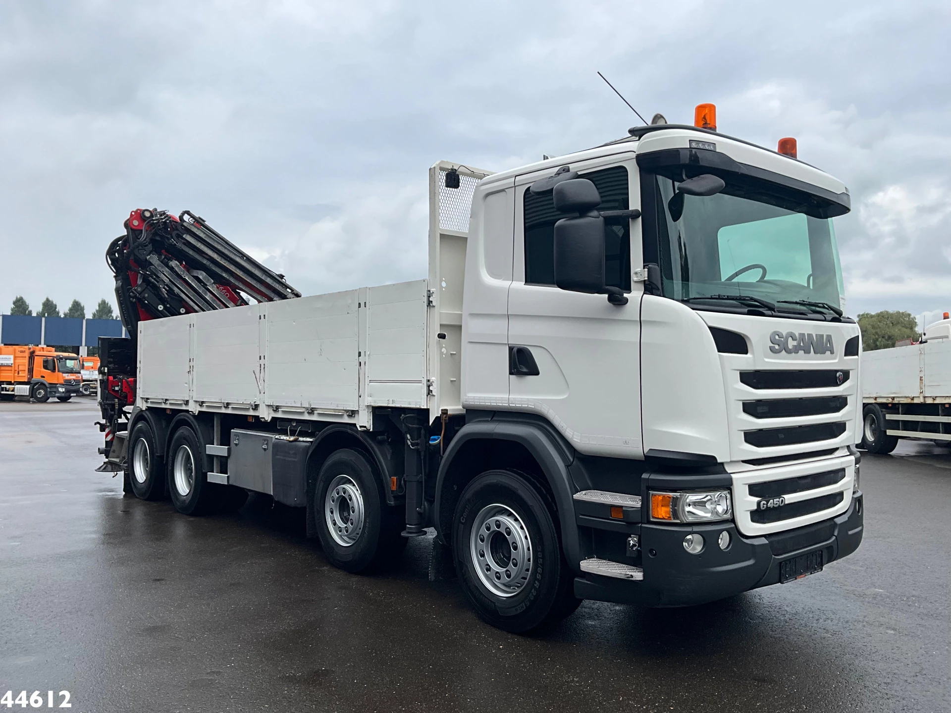 Scania G 2018 - 450 8x4 Euro 6 Fassi 66 Tonmeter laadkraan + Fly-jib Just 176.555 Km! afbeelding 4