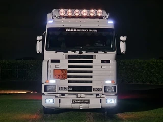 Scania R 1997 - R143-500 V8 4x2 Streamline - Retarder - Leather - Alloy wheels - Custom Bumper - Airhorns - Lightbar image 37
