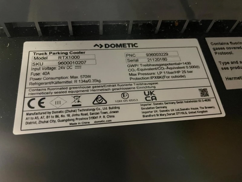 DAF - 1549532 STANDAIRCO DOMETIC COOL AIR RTX1000 (ALS NIEUW) zdjęcie 3