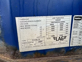 LAG N/A - 0-3-39 LT2 container chassis obrazek 8