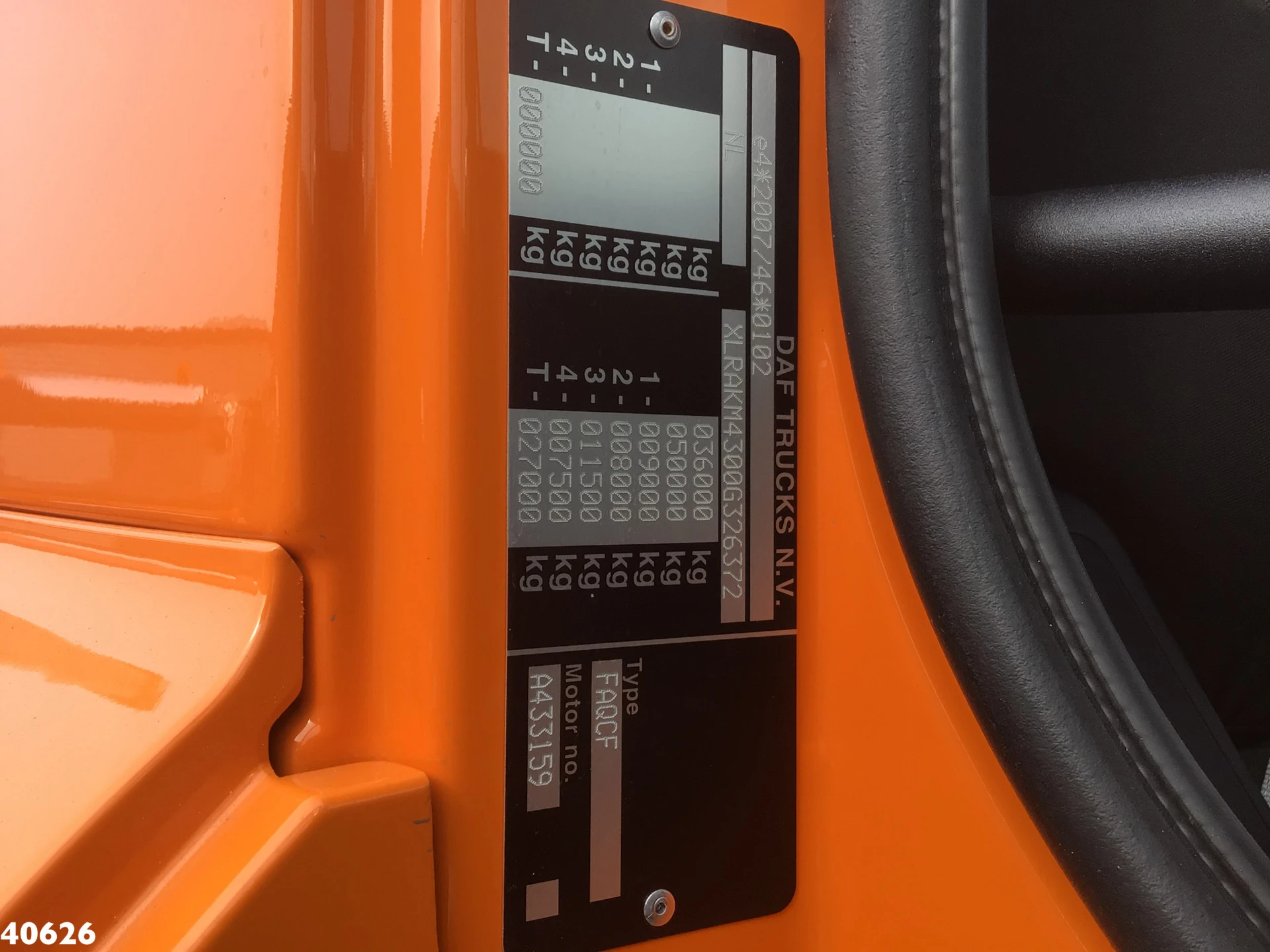 DAF FAQ CF 430 VDL 30 Ton haakarmsysteem 2021 obrázek 9