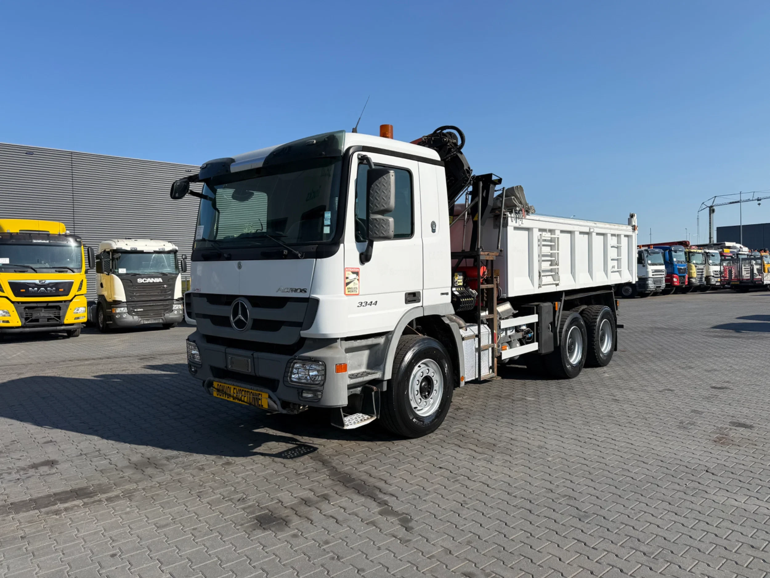 Mercedes-Benz Actros 2009 - 3344 6x4 / EPS / Euro 5 / Palfinger PK 16502 C / RC Kipper afbeelding 5