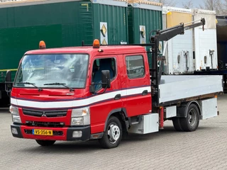 FUSO Canter 2016 - 3C13D 4x2 *3,5T* Open Laadbak met Kraan Crewcab te koop