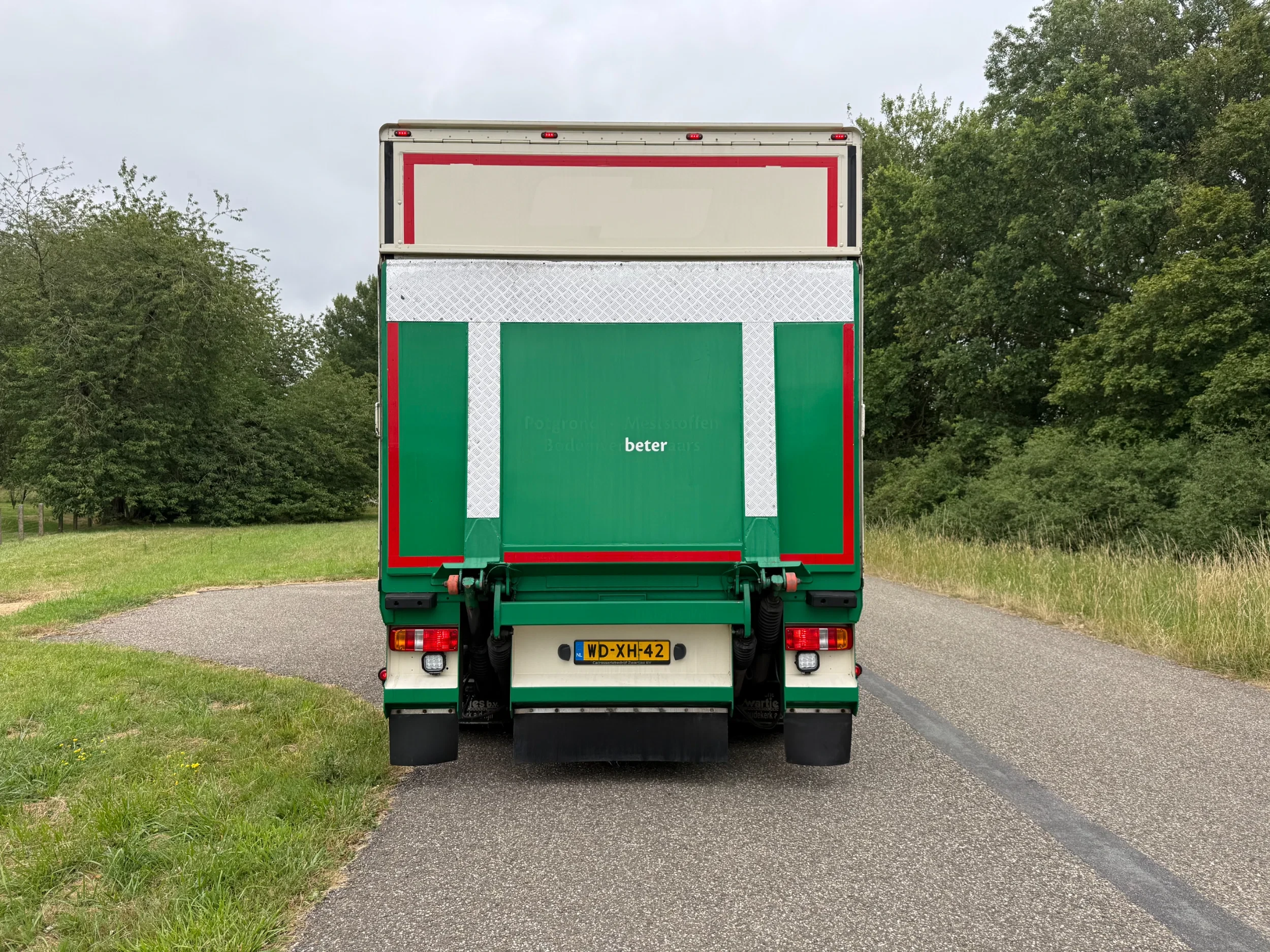 DAF CF 440 2016 - CF440 6X2 Bakwagen met 2 assige Floor schamel aanhangwagen NIEUWSTAAT afbeelding 11