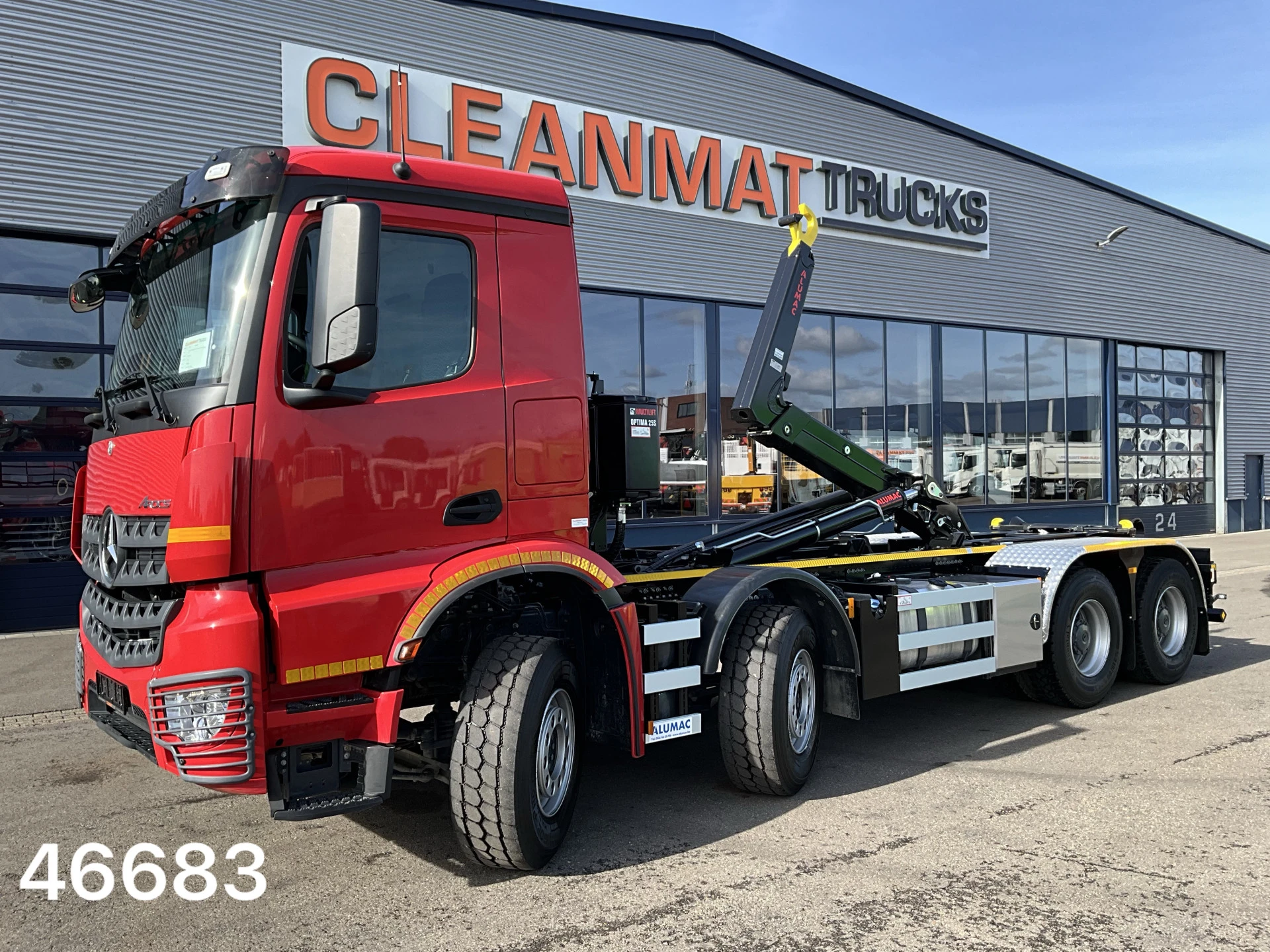 Mercedes-Benz Arocs 3242 8x4 Hiab 25 Ton haakarmsysteem Just 35.605 km! 2024 afbeelding 1