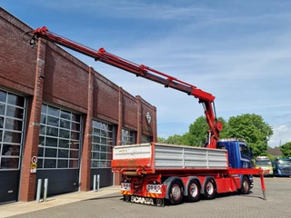 Scania R 2013 - R560 V8 8x4*4 - HIAB 244 K5 Crane / Kran / Grua with remote - Steering axle - Full air obrazek 6