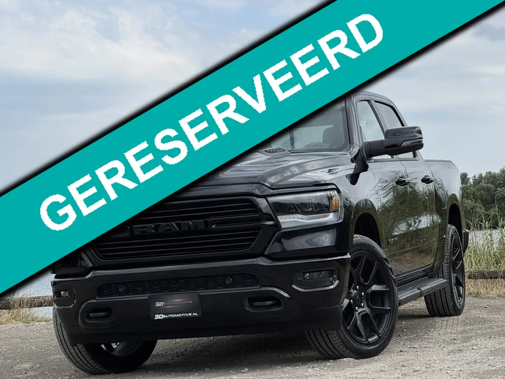 Dodge Ram 1500 2024 - LARAMIE NIGHT 5.7L V8, 1E EIG, DIGITAL CLUSTER, BLIS, H&K, CARVEN EXHAUST, 12 INCH SCREEN, 22 INCH afbeelding 1