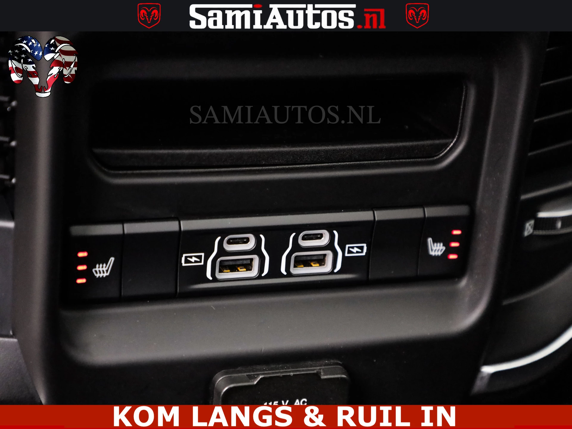 Dodge Ram Pick-Up 2023 - SPORT LARAMIE 5.7 V8 HEMI | LUCHTVERING | 2023 | PANODAK | GROOTSCHERM | DC | TOP KLEUR GRANITE | afbeelding 46