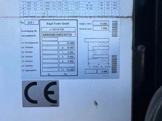 Kögel N/A 2019 - S24-1 DISC BRAKES 3X BPW AXLE afbeelding 12