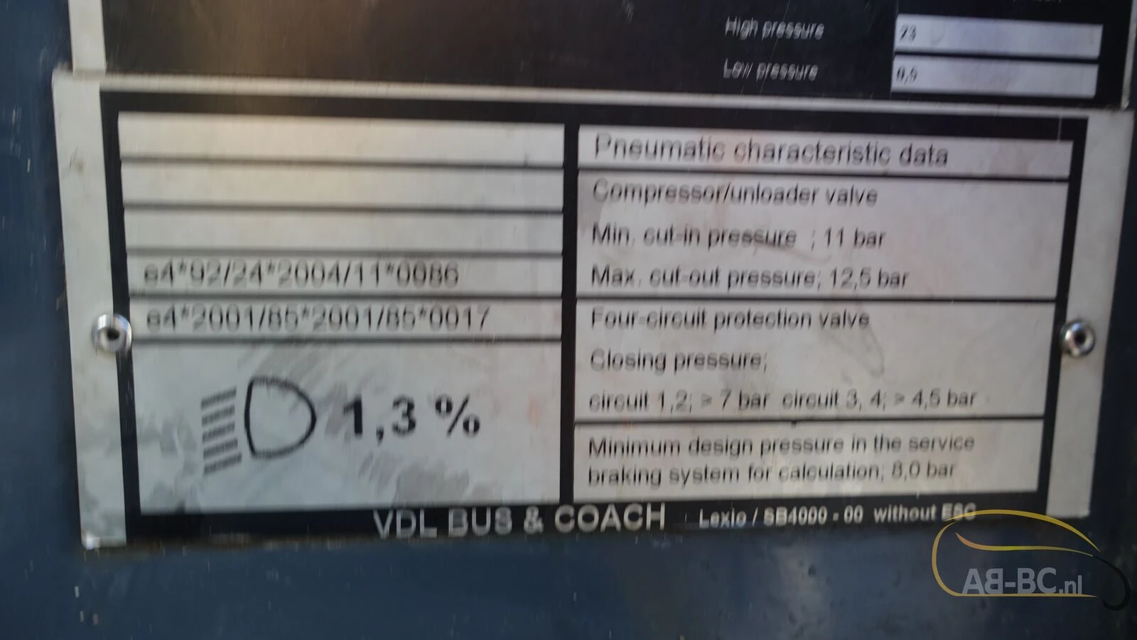 VDL Lexio - 61 Seats EURO 5 Original mileage 2013 afbeelding 42