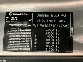 Mercedes-Benz Arocs 2643 6x4 Koks Cyclovac Vacuum Droge stoffen RVS opbouw Just 21.576 km! 2023 - N/A obrazek 11