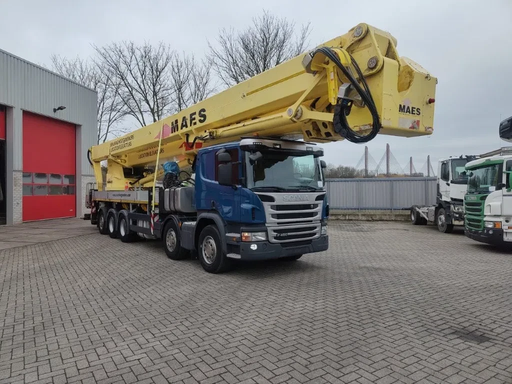 Scania P 2016 - P450 / 10X4 / RETARDER / PALFINGER P900 / 90 METER HEIGHT / ONLY:87832 KM / 2XBIG AXLE / EURO-6 / 2016 image 2