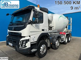 Volvo 2017 - FMX 410 8x4, EURO 6, Intermix 9m3, Steel suspension te koop
