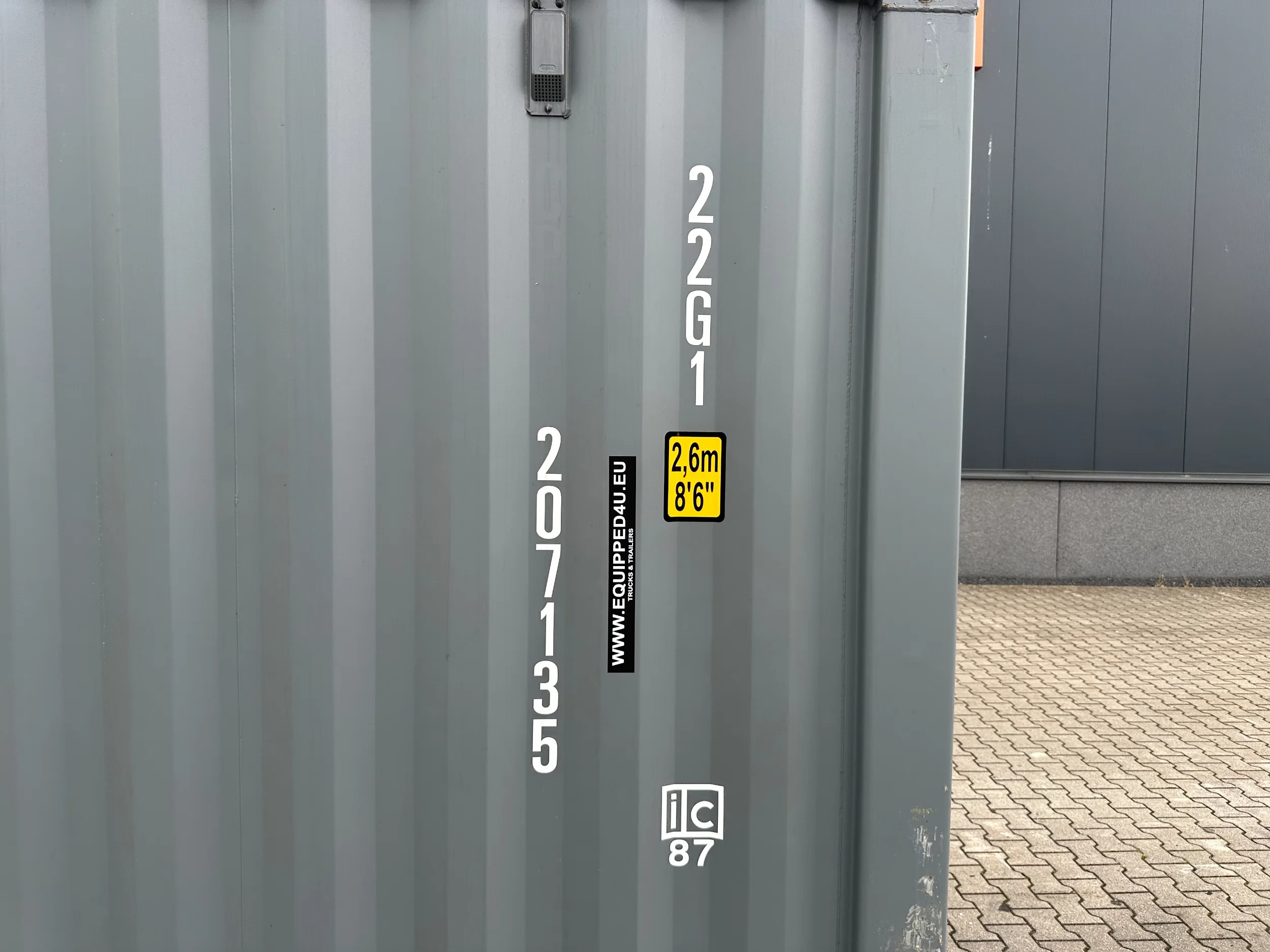 2026 - NEW (ONE-WAY) 20FT ISO DV 8'6" STANDARD container, 6x available obrázek 14