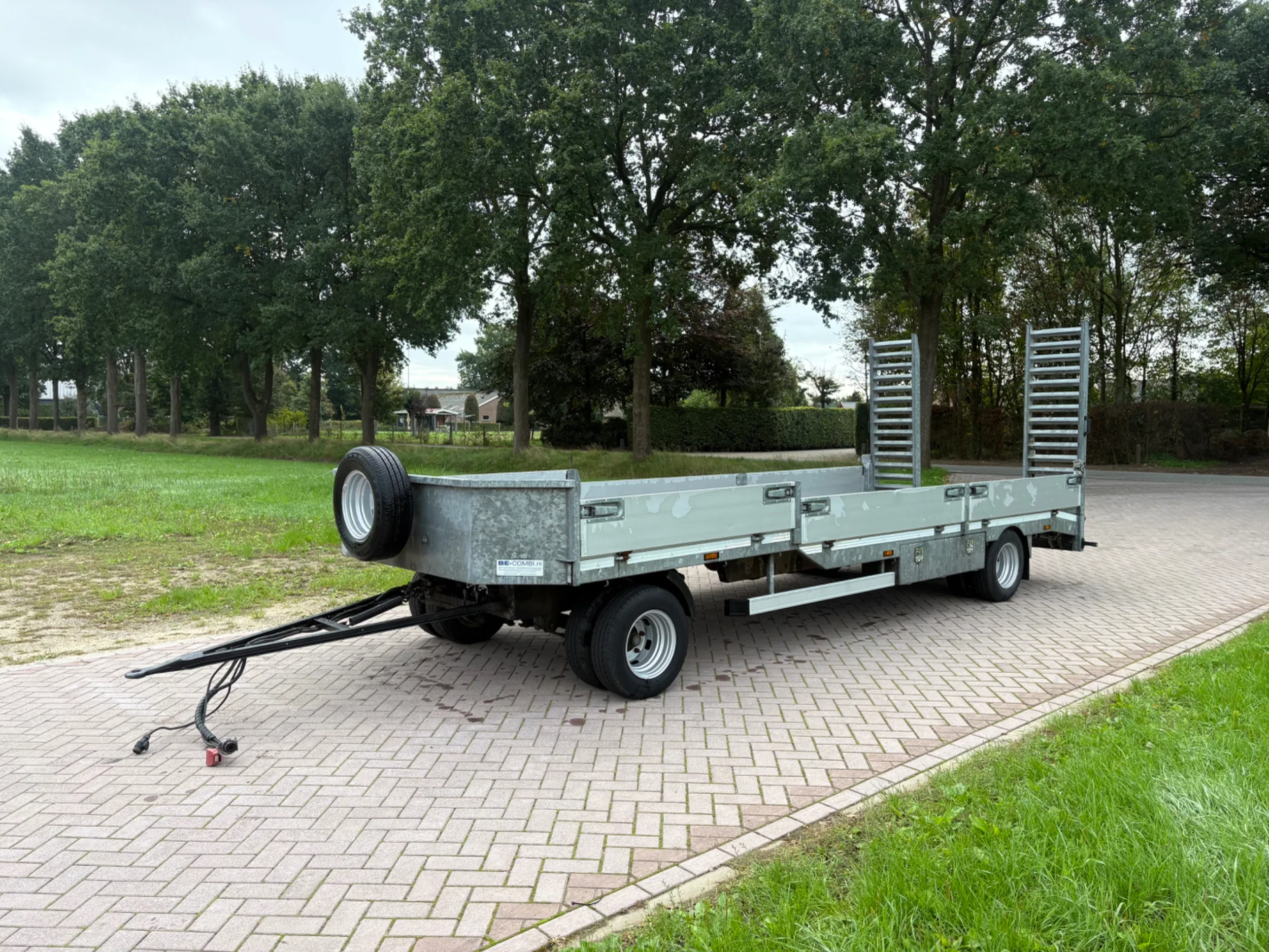 Kuiper KD7002 2009 - schamel aanhangwagen luchtgeremd 7 TON afbeelding 1