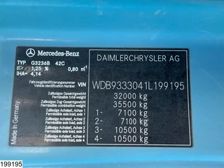Mercedes-Benz Actros 2000 - 3236 8x4, PTO, Liebherr, Steel spring obrazek 8